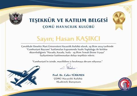 29 Ekim Temalı Drone Uçuşu